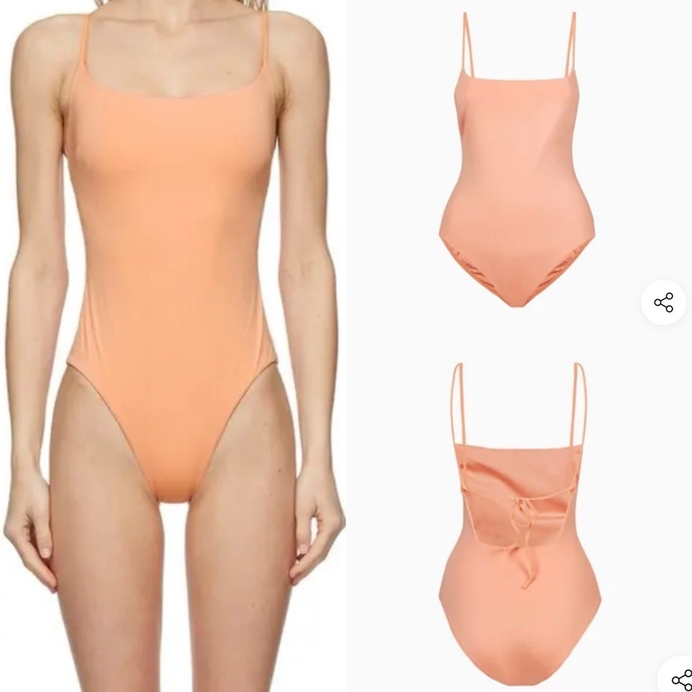 NWT BONDI BORN rose one piece in peach
Embodee material US 2-4